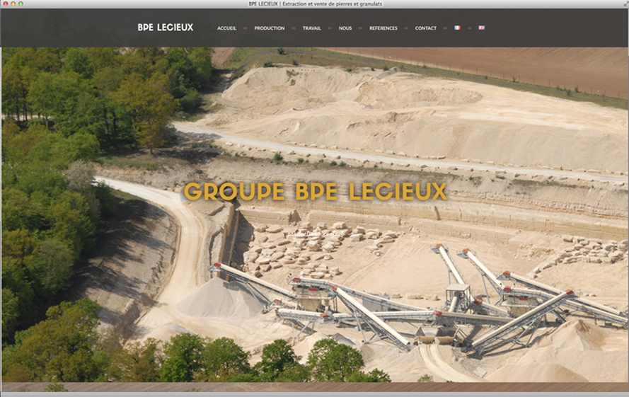 alt = " BPE Lecieux- page accueil - Lcom "