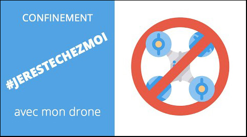 alt = " les vols de drone de loisirs interdits pendant le confinement "